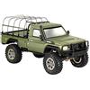 Amewi 22461 RC Scale Crawler AMXRock RCX10PS Pick-Up 1:10, RTR militare verde
