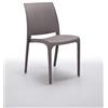 BICA 300.10000000000002 Volga Sedie, Taupe, 47x95x180 cm, 46x54x80 cm