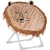 ATMOSPHERA CREATEUR D'INTERIEUR - Poltrona per bambini pieghevole a forma di leone marrone
