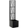 Stefanplast FIORIERA ETHICA Quadra 36cm Grafite C/SP