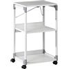 Durable 370110 - Carrello per proiettori o lavagne Luminose, Acciaio Anti graffio, 508x882x432 mm (LxHxP), Grigio