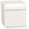 Generico 10X Fibra Bianco 12x12x12 cm Scatola Bomboniera Pieghevole con Coperchio