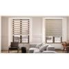 Russo Tessuti Tenda Rullo Night Day Vedo Non Vedo Interno Oscurante Zebra Blinds Giorno Notte-Tortora-180x300