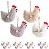 Gruppo Maruccia - Galline Decorative da Appendere Imbottite - Addobbi per Casa e Negozi per Pasqua e Primavera - Set 12 Pezzi