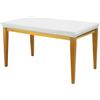 SalGiu Copritavolo Mollettone x6 x12 Posti Rettangolare (Bianco, 6 Posti)