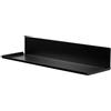 D-Segno Fly-K | Mensole Da Muro Design | Design Moderno e Minimal | Mensola Adatta a Ufficio, Salotto, Bagno, Libreria da Parete | P15 x L40/62 x H10 cm | 100% Made in Italy (Nero, 40)