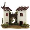 Ferrari & Arrighetti Casette per Presepe, Coppia Casette a Torre con Arco, Linea Presepe Bertoni, Dimensioni Indicative: 15 x 10 x 14 Cm