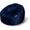 Fatboy® Lamzac O Blow Up Chair - Dark blue - Single - Portable Inflatable Sofa/Beanbag/Bed - 110 x 103 x 62 cm - No pump needed - In & Outdoor Use