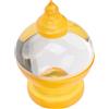 FUNOMOCYA Statua Pagoda in Acrilico Giallo Significato Religioso Unico, Decorazione Vintage per Spazi Interni e Contenitori di Stoccaggio