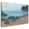 Printed Paintings Stampa su Tela (120x80cm): Claude Monet - La Costa di Varengeville