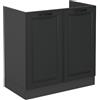 Vicco Mobile lavello cucina R-Line, Antracite rustico, 80 cm senza piano di lavoro, per la libera combinazione all'interno di sistemi cucina modulari