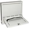 LINK armadio a muro per notebook LKLAP01 con chiusura a chiave in metallo resistente con accesso cavi strategico e cinghie di fissaggio dimensioni compatte 58x54x13 cm unità 1 pezzo