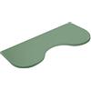 MODULARREDO | CUPIDO Mensola da Muro, Mensola Cameretta, Mensola da Parete, 56x26x1,8 cm, Verde Acqua Marina, Kit Tasselli Incluso - Made in Italy