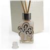 DLM Bomboniere DLM 32605 (Kit 12 Pezzi) Profumatore in Vetro con Icona in Legno Albero della Vita Life Tree Diffusore per Ambienti Profumo bomboniera