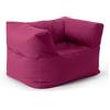 Lumaland - Poltrona a sacco modulare, facile da espandere e leggere, lavabile, impermeabile, per interni ed esterni, 96 x 72 x 70 cm, color vinaccia