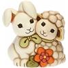 THUN Coniglietta Joy con agnellino e Fiore