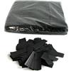 Super FX Coriandoli in Carta rettangolari 2x5 cm Confezione da 1 kg (Confezione Singola (1 kg), Nero)