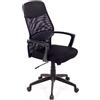 Myoffice Corners Network Poltrona, Poliuretano, Nera, 65x65x112 cm