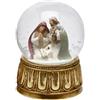 Magie di Natale Sfera d'Acqua con natività e Carillon, Decorazione Natalizia Alta 14,5 cm (Preghiera)