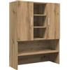 vidaXL Mobile per Lavatrice Rovere Artigianale 70,5x25,5x90 cm, mobiletto per lavatrice, mobiletto per lavanderia, armadio bagno, mobili per lavatrice