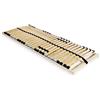 vidaXL Legno Faggio Rete a Doghe 7 Zone con 28 Doghe 80x200cm Telaio Giroletto