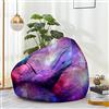 FANSU 3D Cielo Stellato Copertura per Poltrona Sacco Puff Poltrona Senza Riempimento, Pouf Poltrona con Zip Poltrona a Sacco per Adulti e Bambini Interni, Casa, Soggiorno