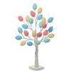 Generico Albero Pasquale Illuminato con Rami LED Uova Colorate | Albero di Tavolo Artificiale | Decorazione Pasquale Luminosa per Casa Soggiorno Camera Bambini Feste Primavera Scrivania Interni
