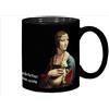 1art1 Leonardo da Vinci Dama con L'Ermellino, ca. 1490 Tazza da caffè Mug 9x8 cm