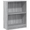 vidaXL Libreria Grigio Sonoma 60x24x76 cm in Legno Multistrato