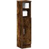 Generico Mobile da Bagno con Portarotolo Rovere Fumo 20,5x22x90 cm,Set di mobili,Set di mobili per bagno-858501