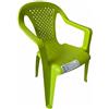 eacommerce Sedie da Bambino Set. 2 pezzi in Polipropilene con Braccioli Impilabile Colori assortiti (Verde Chiaro)