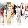 Pixxprint InstyleArt Acconciature Stampa su Tela 100x70 cm Artistica murale