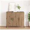 Generico Credenza Rovere Artigianale 90 x 34 x 80 cm Legno Multistrato,Armadietti e portaoggetti,Buffet e credenze-869080
