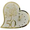 Doni Bomboniere Nozze Orologio con Numero 50 E Partecipazioni Utili Oro Anniversario Economiche Eleganti Complete Originali Albero della Vita A Forma di Cuore Idee