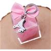 Viale Magico Bomboniere Compleanno Confezionate con Plexiglass Portachiave Pattini a Rotelle Kit 10 Pezzi (PG349P)