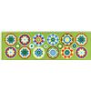 Unique Tapis Viva, Murrine, Tappeto, Verde, 57 x 180