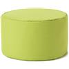 Lumaland Pouf Poltrona Sacco Sgabello | 45cm x 25cm Tavolino Indoor/Outdoor | Con riempimento flessibile in EPS [Verde Mela]
