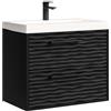 Badplaats B.V. Mobili da bagno Etna 60 cm 01 lavabo - Nero - Mobili da bagno