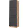 Vicco Mobile per forno da incasso Fame-Line, Antracite-oro, 60 cm, per la combinazione con altri moduli della serie Fame-Line
