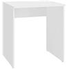 MATKAM Piccola scrivania Bodo 70R Console H 75 x L 70 x P 50 cm, piano in laminato, struttura stabile (bianco)