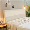 uyeoco 180/150/160/100cm Copri Testata Letto Matrimoniale, Fodera per Testiera Letto Elasticizzata Lavabile Copri Testiera Letto all-Inclusive per Testiera Camera da Letto e Albergo(Color 5,200cm(79inch))
