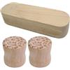 Jzoowar Pesi per Cartamodelli Pesi per Cucito Rotondi in Legno per Sartoria Campioni di Pesi da Taglio per Accessori per Il Cucito B