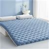 PEIHUODAN Materasso Futon Giapponese da Pavimento Singolo Materasso 5cm per Casa Campeggio Divano Dormitorio Japanese Futon Floor Mattress Cuscino Letto (Blu,60x120 cm)