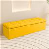 XDONE Pouf contenitore rettangolare, cassapanca contenitore da interno/panca camera da letto, sgabello contenitore in legno, pouf contenitore quadrato, panca contenitore ingresso, panca ingresso ( Color : Y