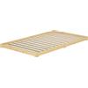Erst-Holz Tre varianti di futon giapponese una piazza e mezza 120x200 in Pino laccato V-60.47K-12Doghe in assi di legno rigide incl.