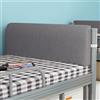 ZCXRYFL Cuscino Testata Letto Imbottito Cuscini Lombari Cuscino Di Supporto Per Lettura Singolo Matrimoniale Cuscino Per Schienale Letto In Ferro/Legno Cuscino Di Rialzo Testiera Multiuso(80x25x5cm,B-Grey2)