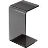 KAXLDHH Tavolino Basso In Acrilico, Tavolino Salotto In Legno, Tavolino Da Divano Trasparente Tavolino Da Caffè, Tavolino Da Scrivania Leggero Per Soggiorno, Camera Da Letto, Ufficio(Black,20x30x40cm)