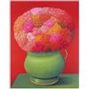 LATAFA Fernando Botero Poster《Fiori Rossi》Arte murale e Stampe Fernando Botero Quadro su Tela Fernando Botero Pictures Living Room Decor 50x70cm Senza Cornice