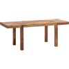 KADIMA DESIGN Sheesham - Tavolo da pranzo, 120-200 cm, in legno massiccio, senza tempo, allungabile, grande, rettangolare, semplice, in legno, sala da pranzo
