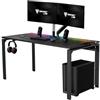 Secretlab MAGNUS Metal Desk | Scrivania da gaming ergonomica con ecosistema magnetico | Vassoio passacavi integrato | Tappetino da Scrivania Magnetico in Similpelle Black | Garanzia per 5 anni